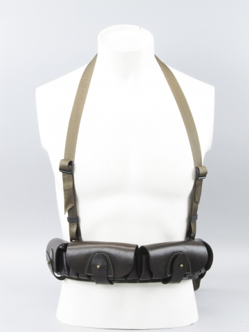 A-Line М96 пояс-патронташ кожаный (на манекене фото 3) - интернет-магазин Викинг