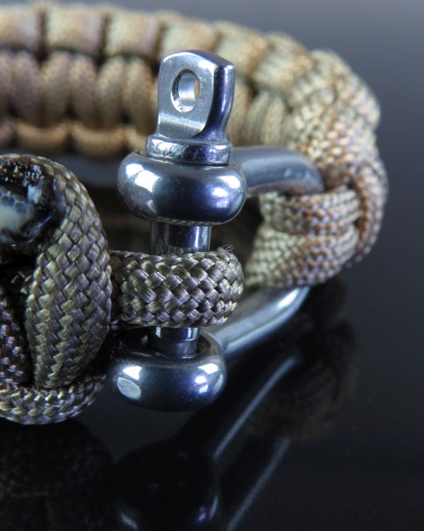 Милтек браслет паракорд метал. карабин 15мм (фото 10) - интернет-магазин Викинг