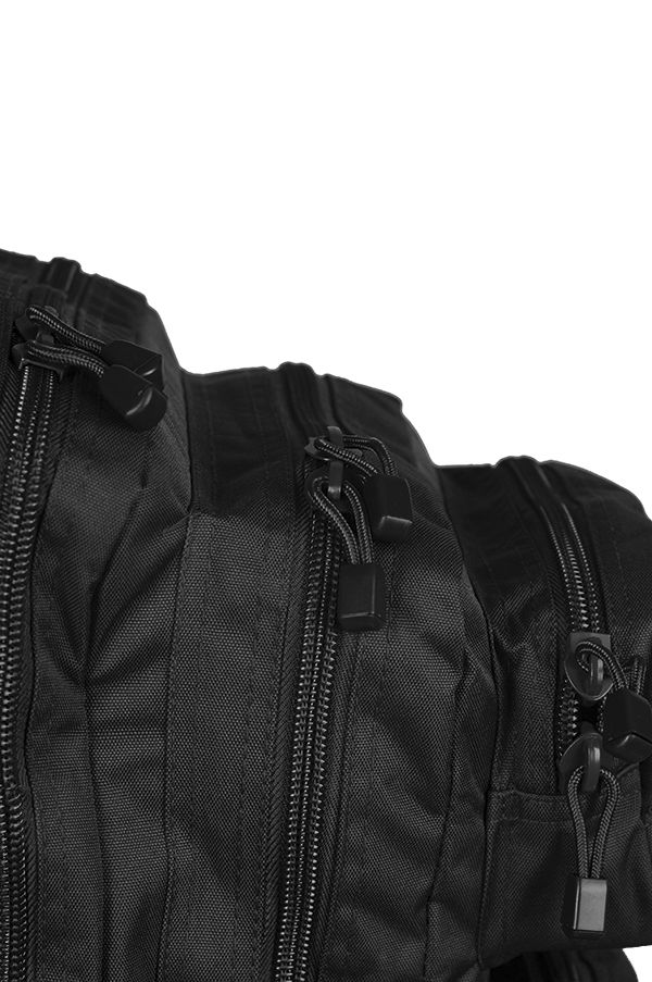 M-Tac рюкзак Large Assault Pack Laser Cut Black (обзор изображение 10) - интернет-магазин Викинг