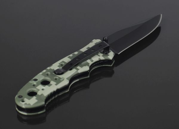 Милтек нож складной одноручный с фиксатором (общий вид фото 5) - интернет-магазин Викинг