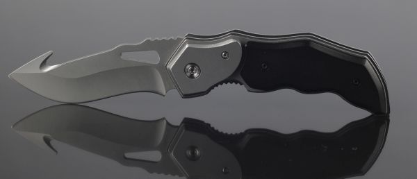Милтек нож складной автоматический (общий вид фото 7) - интернет-магазин Викинг
