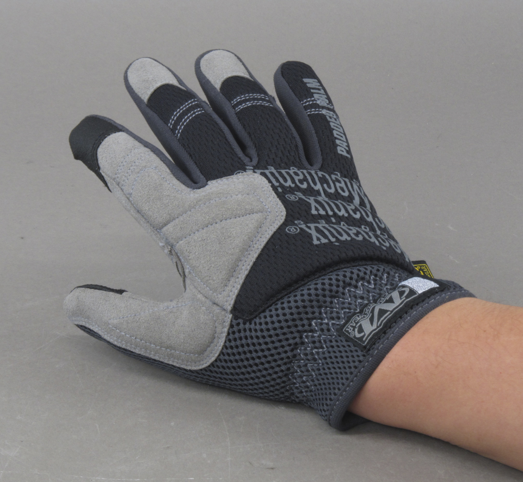 Mechanix перчатки тактические Padded Palm (вид на руке фото 1)