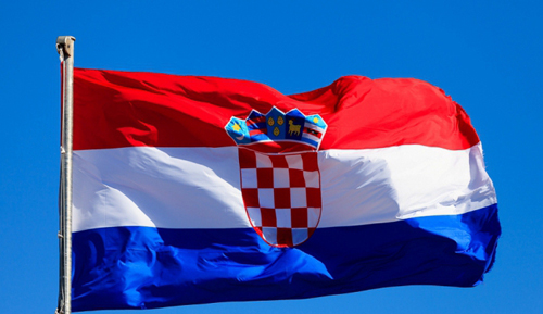 Милтек флаг Хорватии 90х150см (общий вид фото 1) - интернет-магазин Викинг