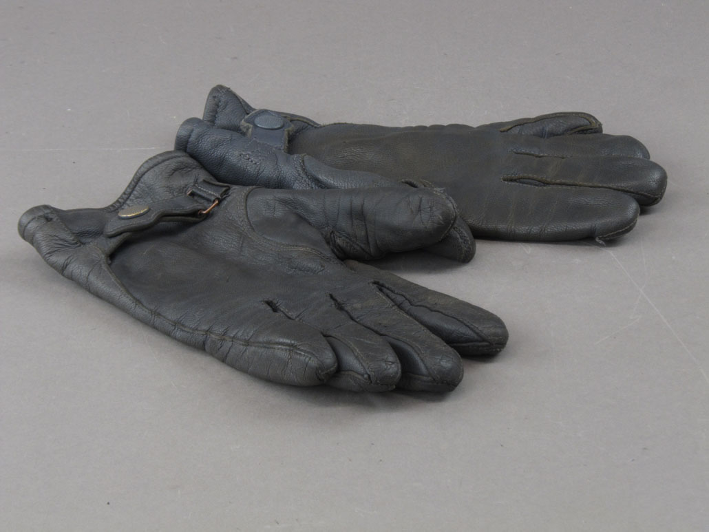 Бундесвер перчатки кожаные с подкладкой Б/У (общий вид 1) - интернет-магазин Викинг