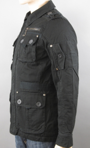 Brandit куртка Platinum Vintage черная (внешний вид 3).jpg