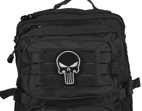 M-Tac рюкзак Large Assault Pack Laser Cut Black (обзор изображение 8) - интернет-магазин Викинг