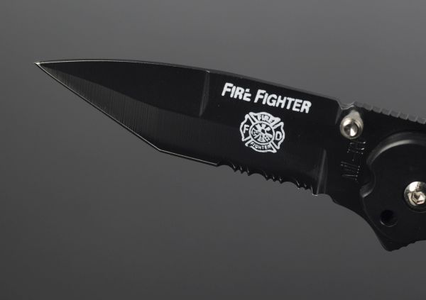 Милтек нож FireFighter (клинок фото 1) - интернет-магазин Викинг