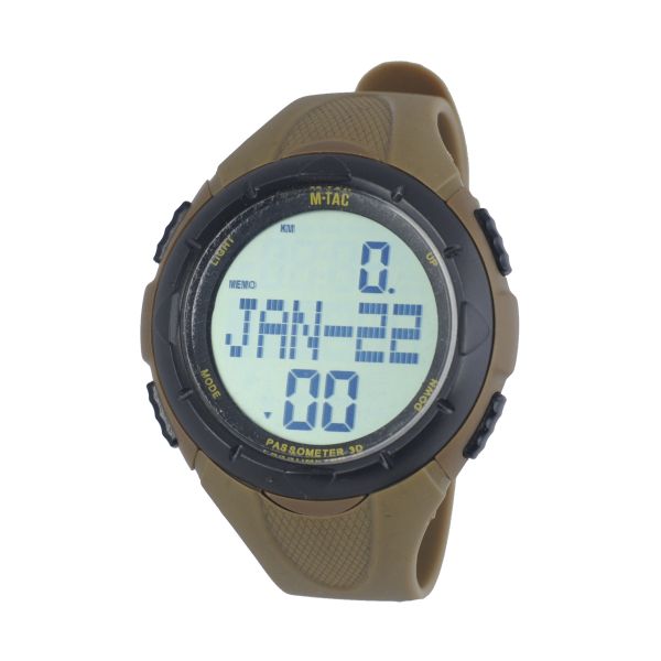 M-Tac часы тактические с шагомером койот (фото 7) - интернет-магазин Викинг