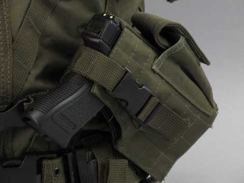 Милтек США жилет разгрузочный с ремнем (пистолет) - интернет-магазин Викинг