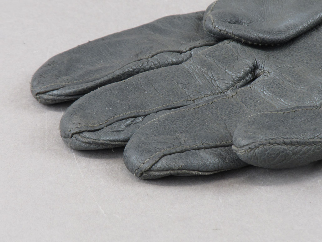 Бундесвер перчатки кожаные без подкладки Б/У (пальцы) - интернет-магазин Викинг