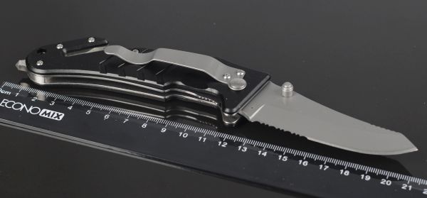 Милтек нож складной автоматический (общий вид фото 2) - интернет-магазин Викинг