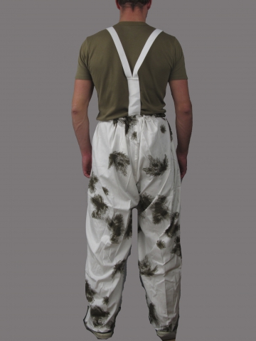 Бундесвер костюм маскировочный зимний нового образца (брюки сзади) - интернет-магазин Викинг