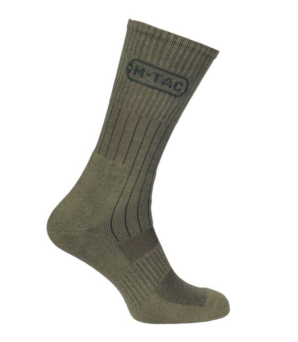 M-Tac носки высокие Mk.2 олива (обзор изображение 2) - интернет-магазин Викинг