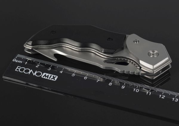 Милтек нож складной автоматический (общий вид фото 1) - интернет-магазин Викинг