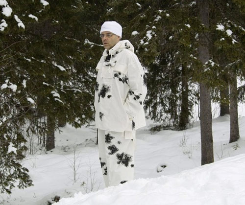 Бундесвер костюм маскировочный зимний (общий вид) - интернет-магазин Викинг