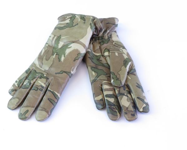 Британские перчатки Combat Gloves кожанные утепленные MTP (общий вид)