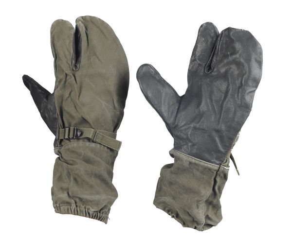 Бундесвер рукавицы трехпалые олива Б/У (фото 1) - интернет-магазин Викинг