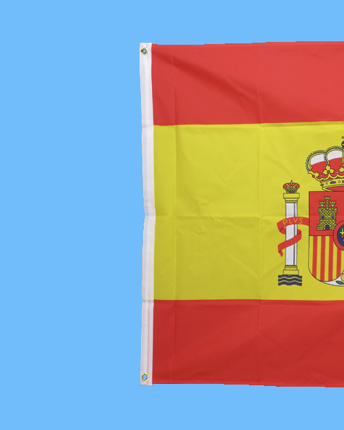 Милтек флаг Испании 90х150см (строчка) - интернет-магазин Викинг