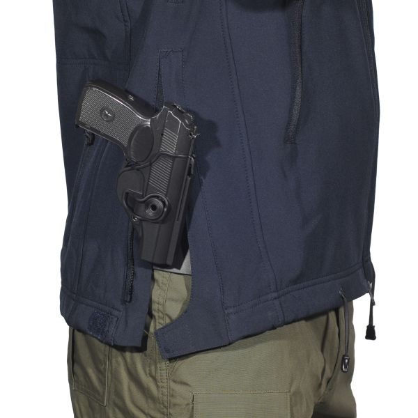 M-Tac куртка Soft Shell Police (бок с молнией 2) - интернет-магазин Викинг