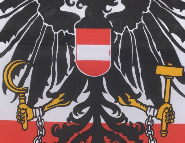Милтек флаг Австрии 90х150см (общий вид фото 4) - интернет-магазин Викинг
