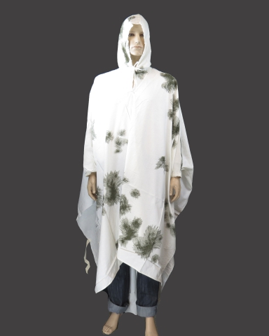 Бундесвер халат маскировочный зимний (спереди) - интернет-магазин Викинг