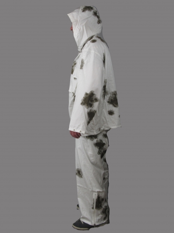 Бундесвер костюм маскировочный зимний нового образца (вид сбоку) - интернет-магазин Викинг