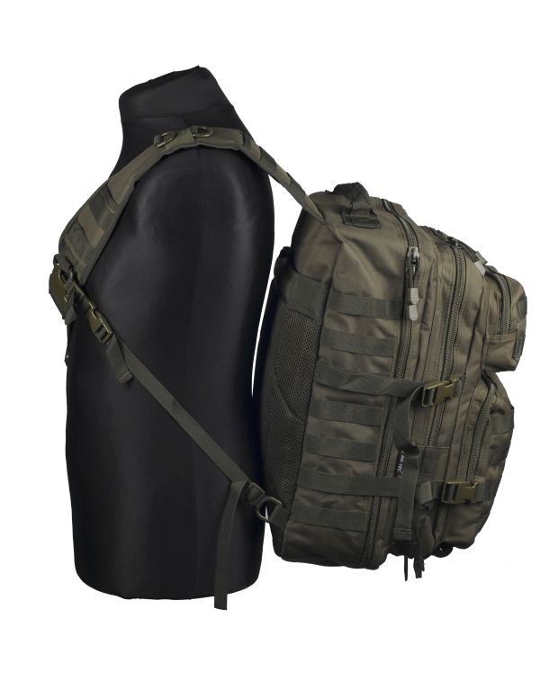 Милтек рюкзак через плечо большой (на манекене фото 2) - интернет-магазин Викинг