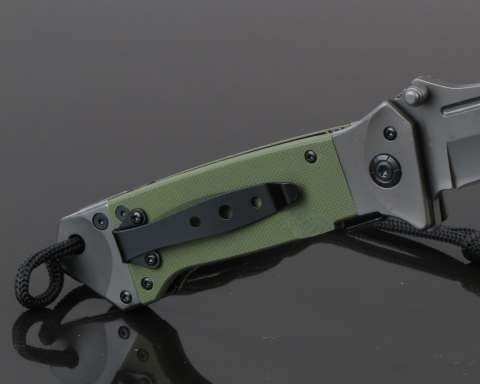 Милтек нож складной DA35 (рукоятка фото 2) - интернет-магазин Викинг