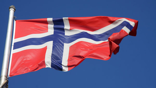 Милтек флаг Норвегии 90х150см (общий вид фото 1) - интернет-магазин Викинг