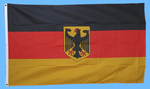 Милтек флаг ФРГ с орлом 90х150см (общий вид фото 3) - интернет-магазин Викинг