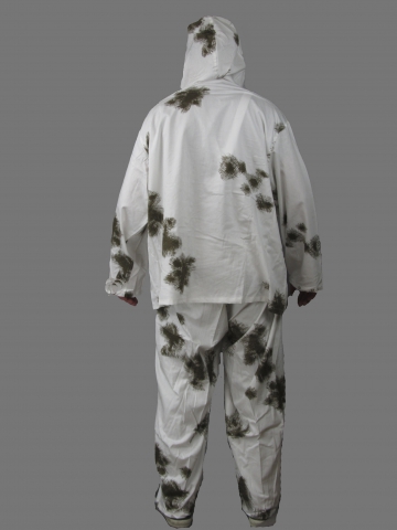 Бундесвер костюм маскировочный зимний нового образца (вид сзади) - интернет-магазин Викинг