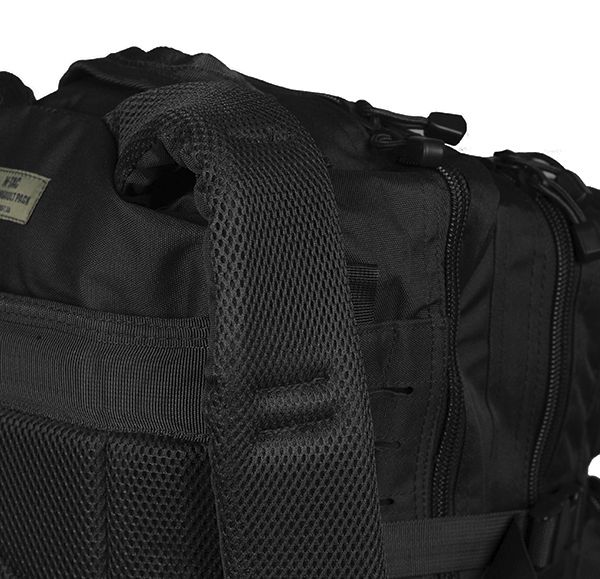 M-Tac рюкзак Large Assault Pack Laser Cut Black (обзор изображение 20) - интернет-магазин Викинг