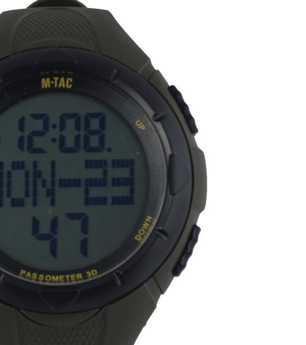 M-Tac часы тактические с шагомером олива (фото 13) - интернет-магазин Викинг