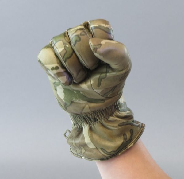 Британские перчатки Combat Gloves кожанные утепленные MTP (кулак)