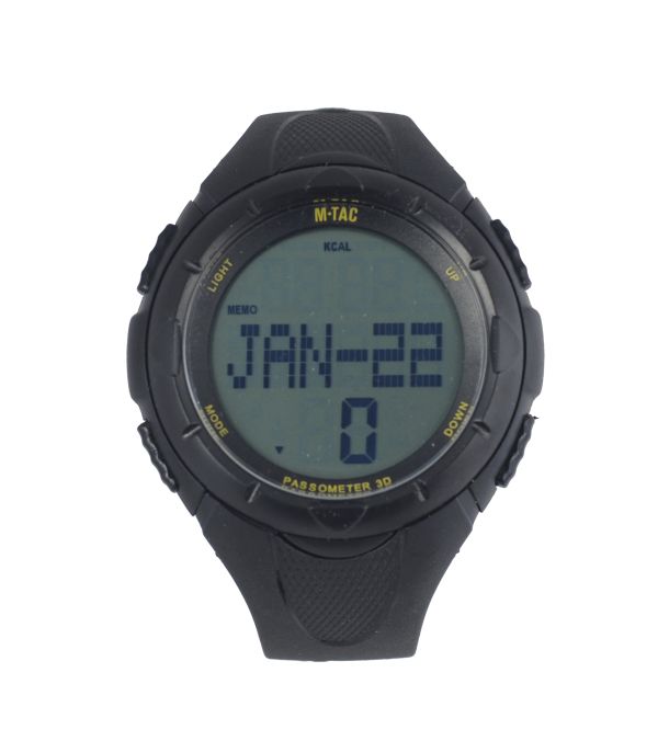 M-Tac часы тактические с шагомером черные (фото 6) - интернет-магазин Викинг