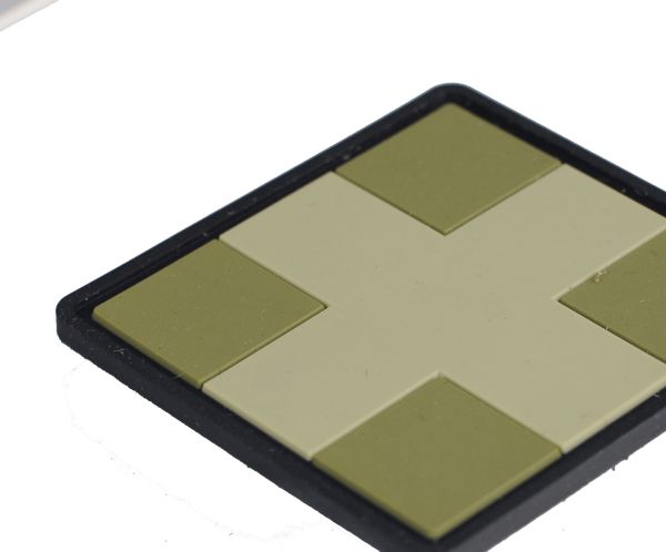 M-Tac нашивка Medic Cross Square ПВХ (фото 5) - интернет-магазин Викинг