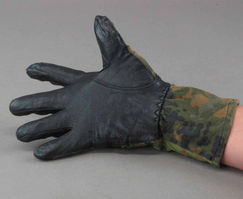 Бундесвер перчатки кожафлектарн Б/У (ладонь) - интернет-магазин Викинг
