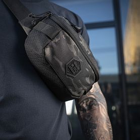 M-Tac  Tactical Waist Bag Elite Hex Multicam Black/Black