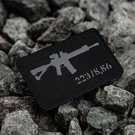 M-Tac  AR-15 Laser Cut Grey/Black