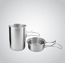   Tatonka Handle Mug 850 Set Silver