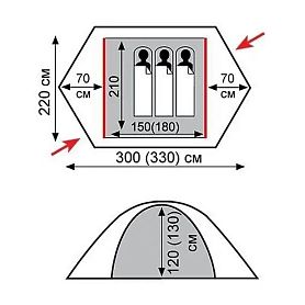 ����� Tramp ROCK 3 (V2) ������ (TRT-028-green)