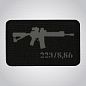 M-Tac  AR-15 Laser Cut Grey/Black