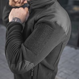M-Tac куртка флисовая Combat Jacket Black