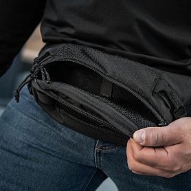 M-Tac  Waist Bag Hex Black