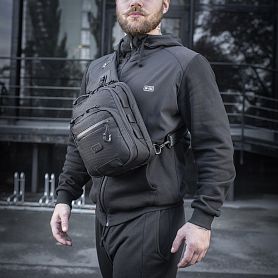 M-Tac  Cross Bag Slim Elite Hex Black