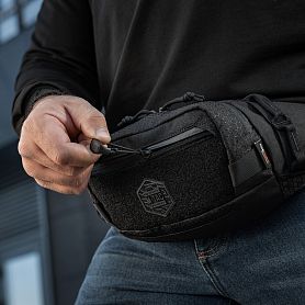 M-Tac  Waist Bag Hex Black