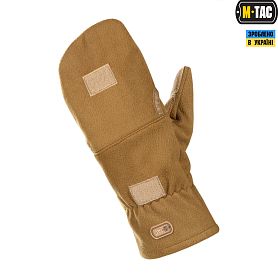 M-Tac перчатки беспалые с клапаном Windblock 295 Coyote Brown