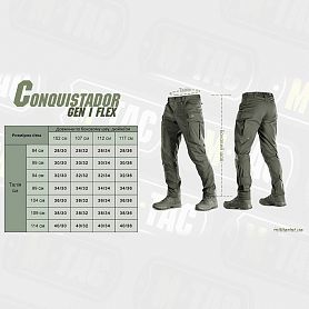 M-Tac брюки Conquistador Flex Foliage Green