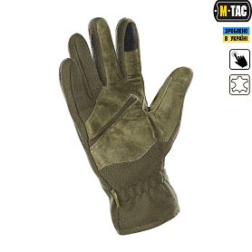 M-Tac перчатки тактические зимние Windblock 295 олива