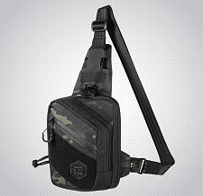 M-Tac сумка Sling Pistol Bag Elite Hex з липучкою Multicam Black/Black